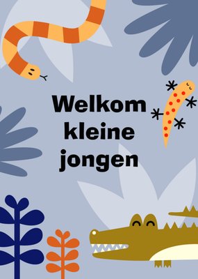 Greetz | Geboortekaart | krokodil