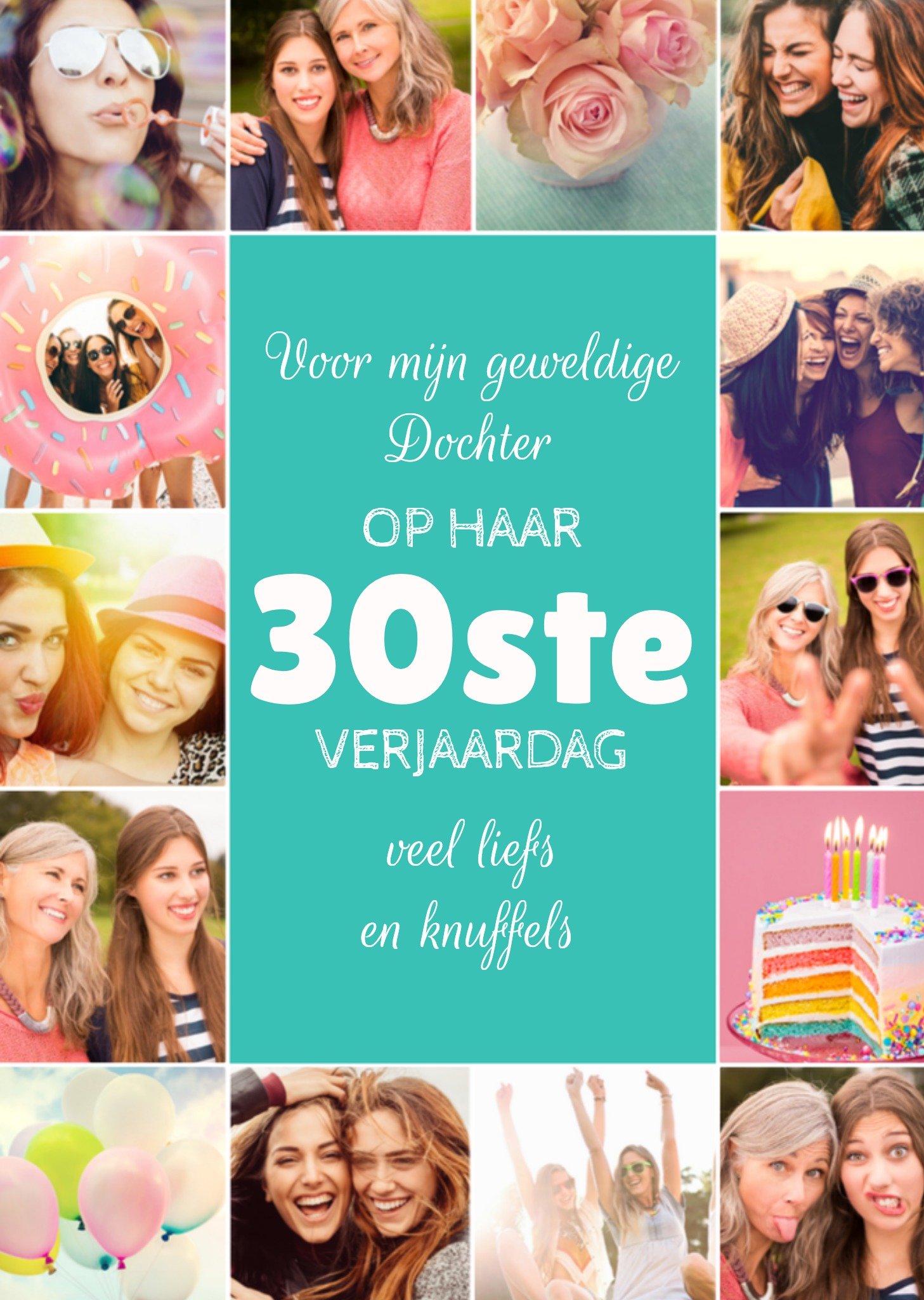 Verjaardag 30 Blauw Kaart Greetz