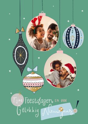 Funny Side Up | Kerstkaart | Fijne Feestdagen En Een Gelukkig Nieuwjaar | Met foto