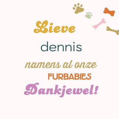 Greetz | Bedankt thuisblijvers | dieren | naam