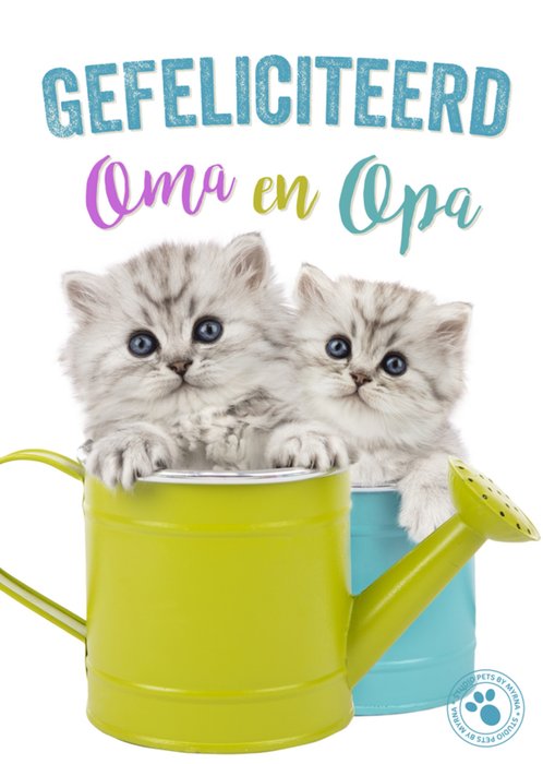 Studio Pets | Geboortekaart | Opa en Oma