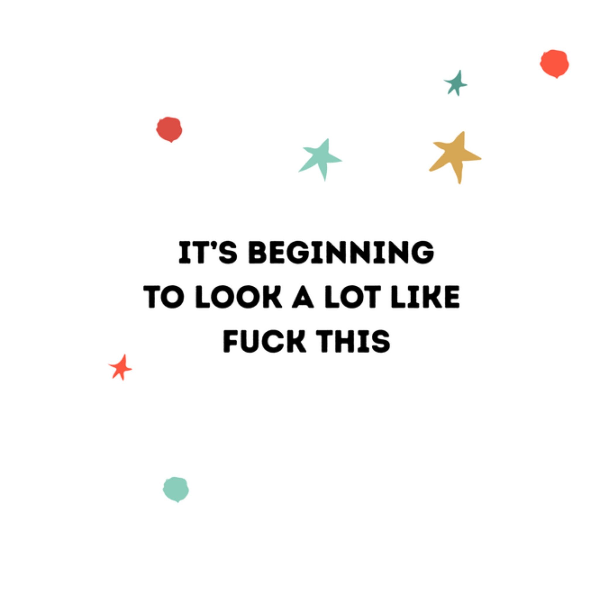 Greetz Kerstkaart grappig Vierkant