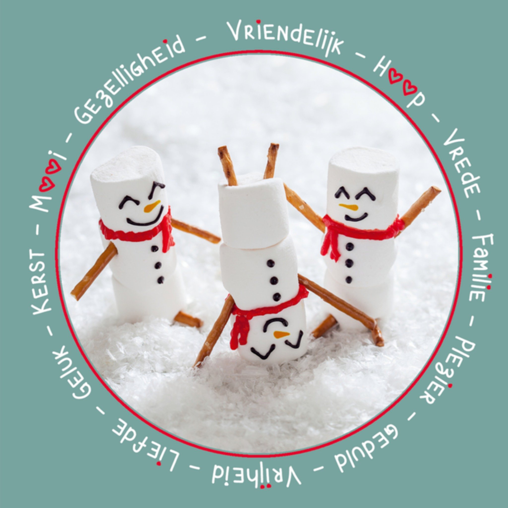 Kerst Sneeuwpop Paperclip