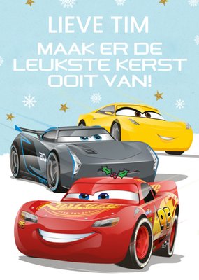 Cars | Kerstkaart | Met naam 