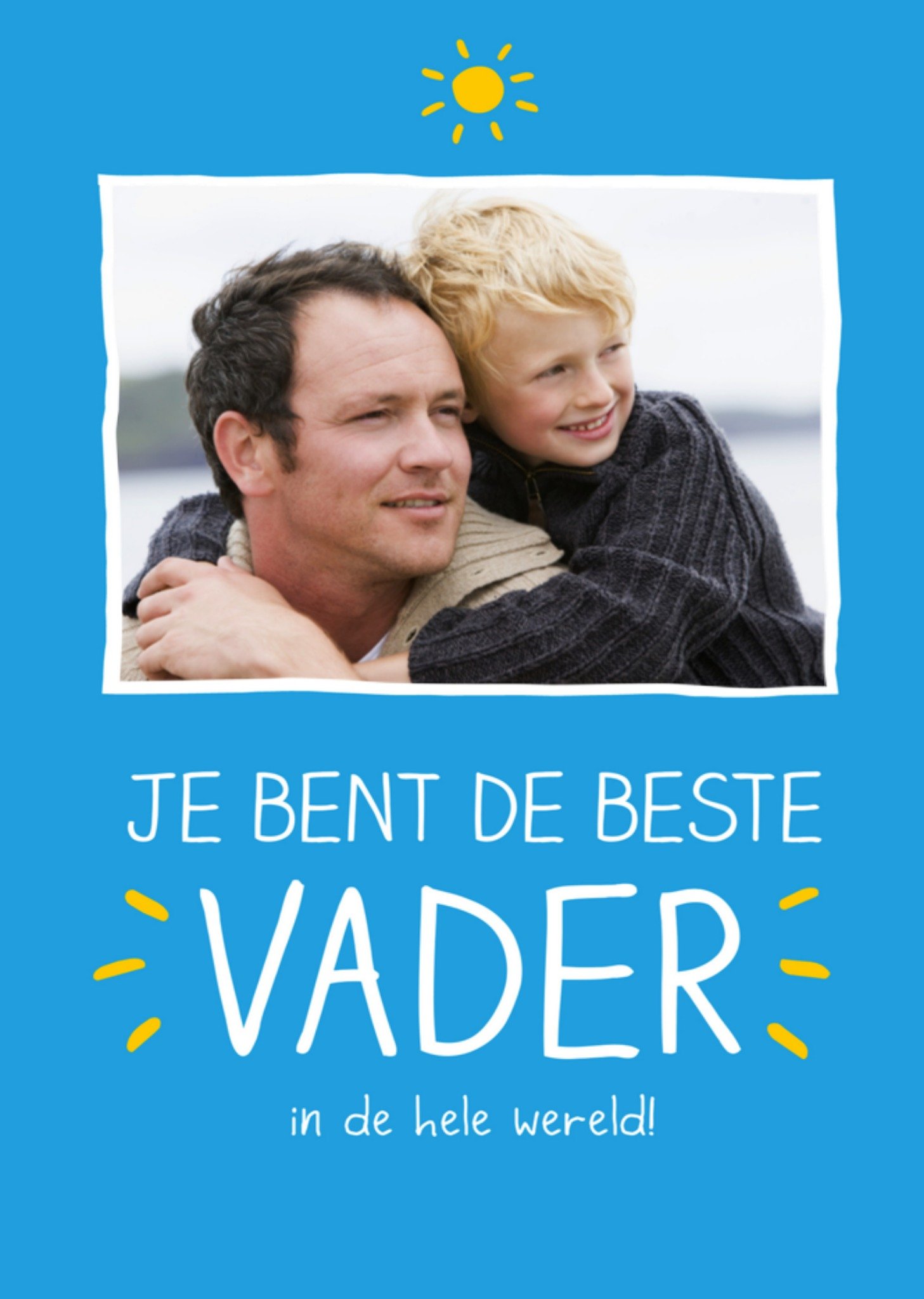 Vaderdagkaart fotokaart Kaart Happy Jackson