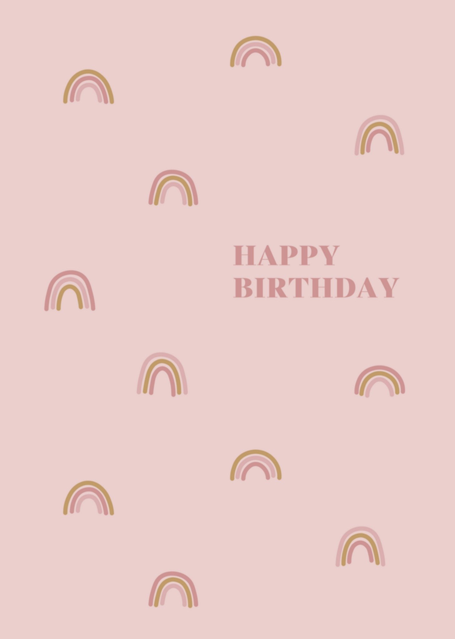 Verjaardagskaart Regenboog Kaart Little Dutch