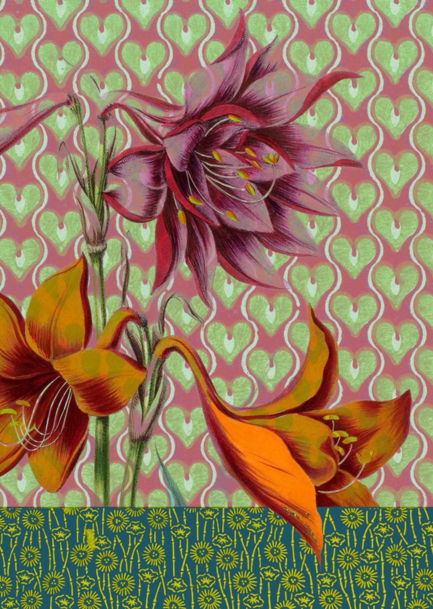 Moederdagkaart Bloemen Kaart NIN-NIT