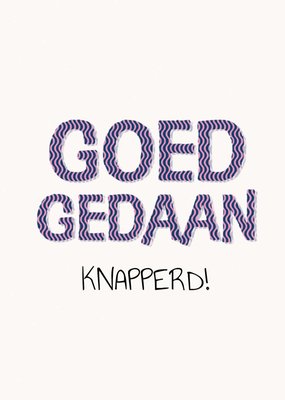 Greetz | Geslaagd kaart | goed gedaan