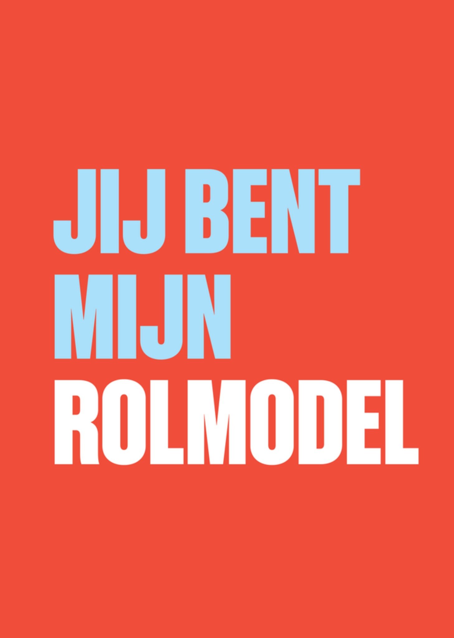 x Women Inc Internationale vrouwendag kaart Jij Bent Mijn Rolmodel Kaart Greetz