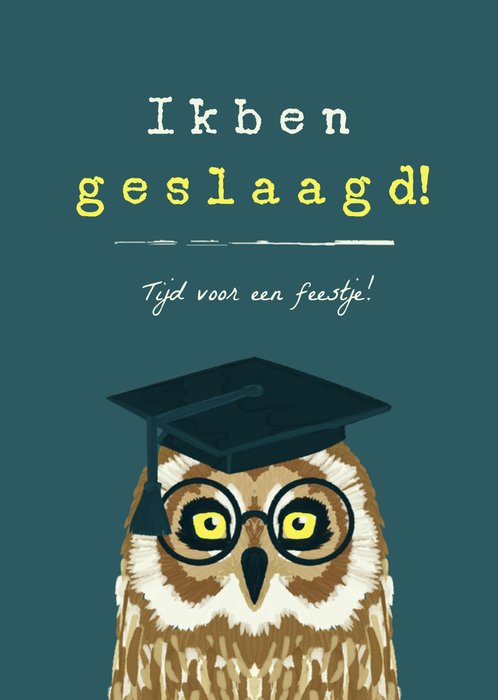 Greetz | Examen | Uitnodiging | Uil