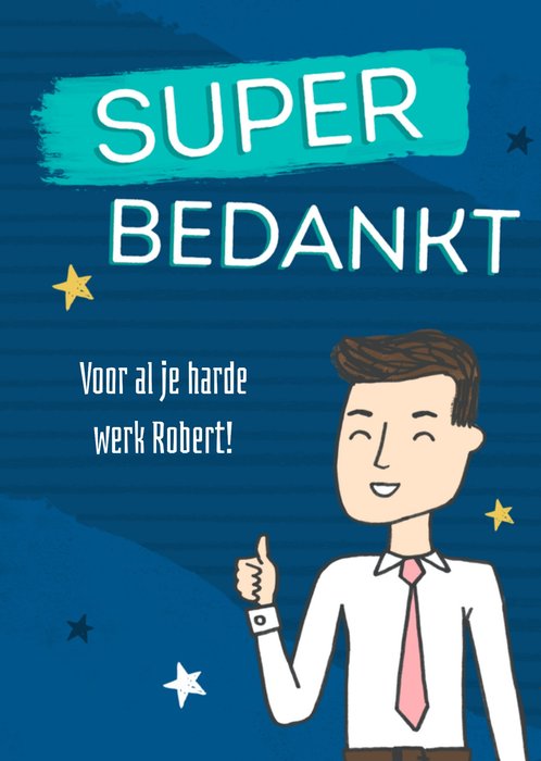 Studio Sundae | Bedankkaart | met naam