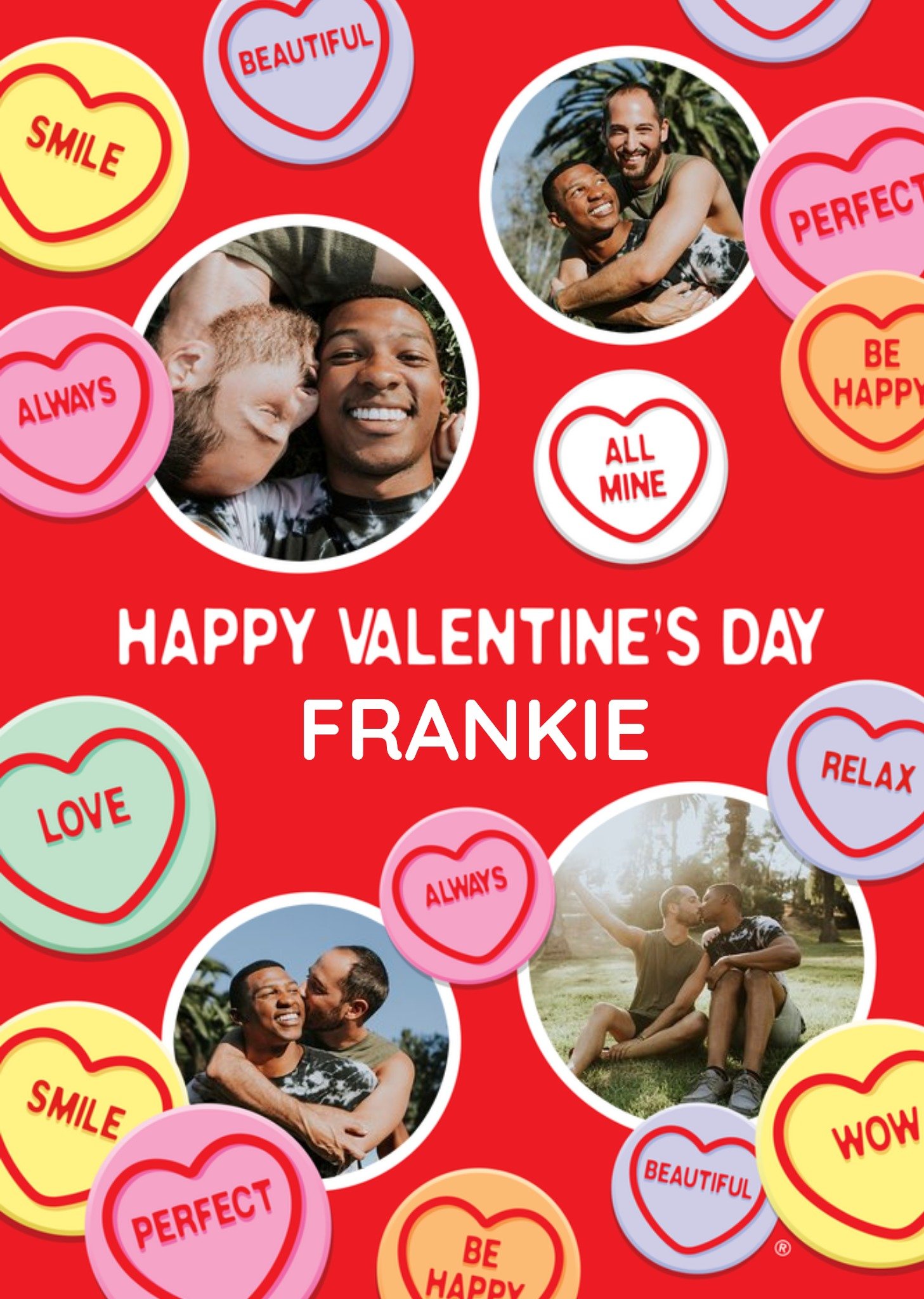 Valentijnskaart Love Hearts Man Kaart Swizzels