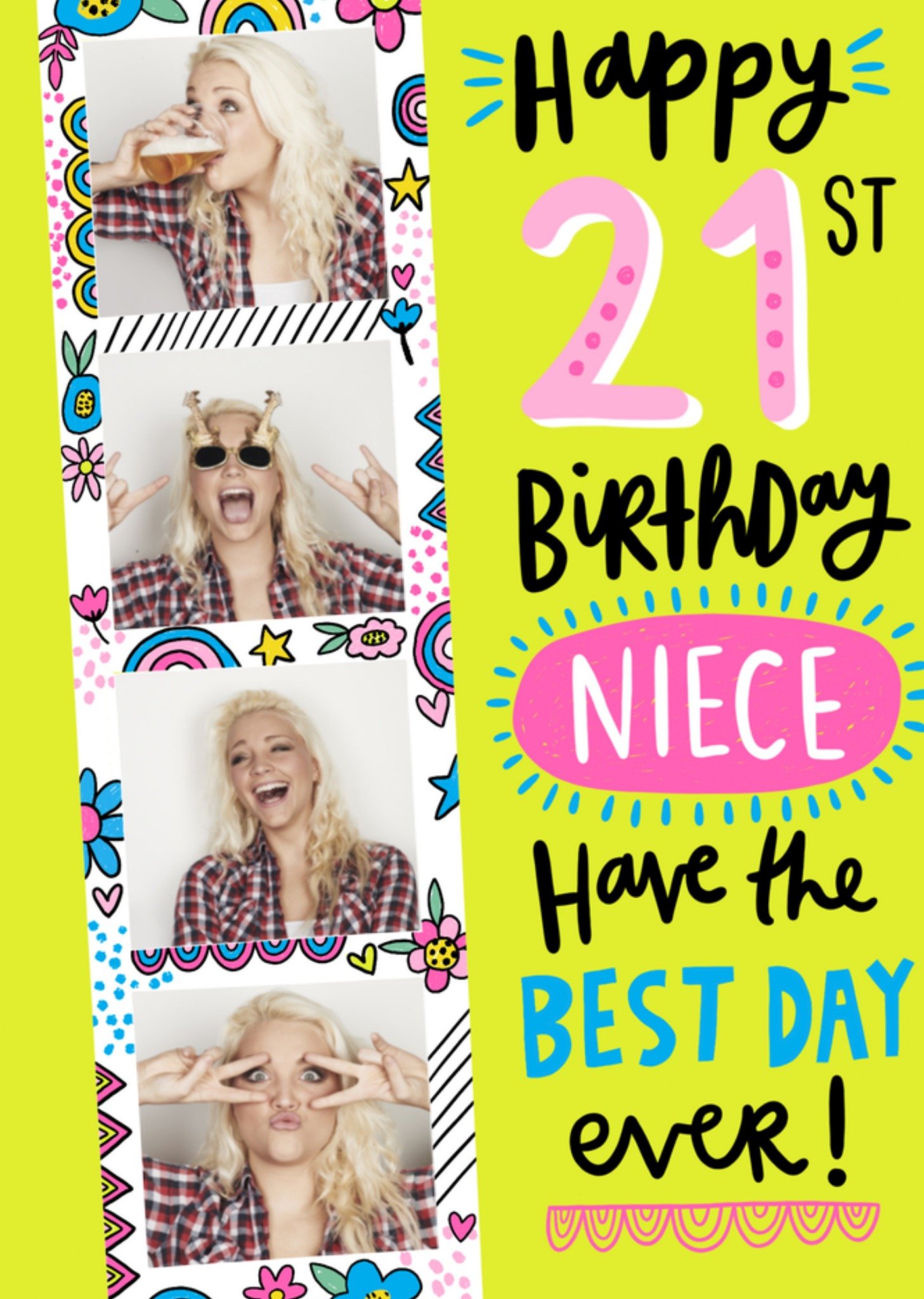 Verjaardagskaart Best day ever! Kaart Greetz