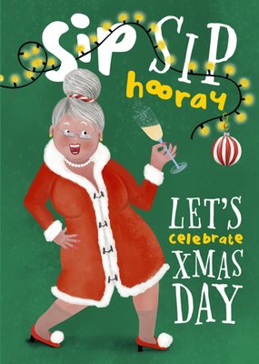 Patricia Hooning | Kerstkaart | Sip Sip Hooray