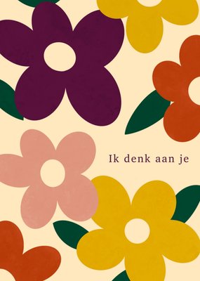 Greetz | Denken aan kaart | bloemen