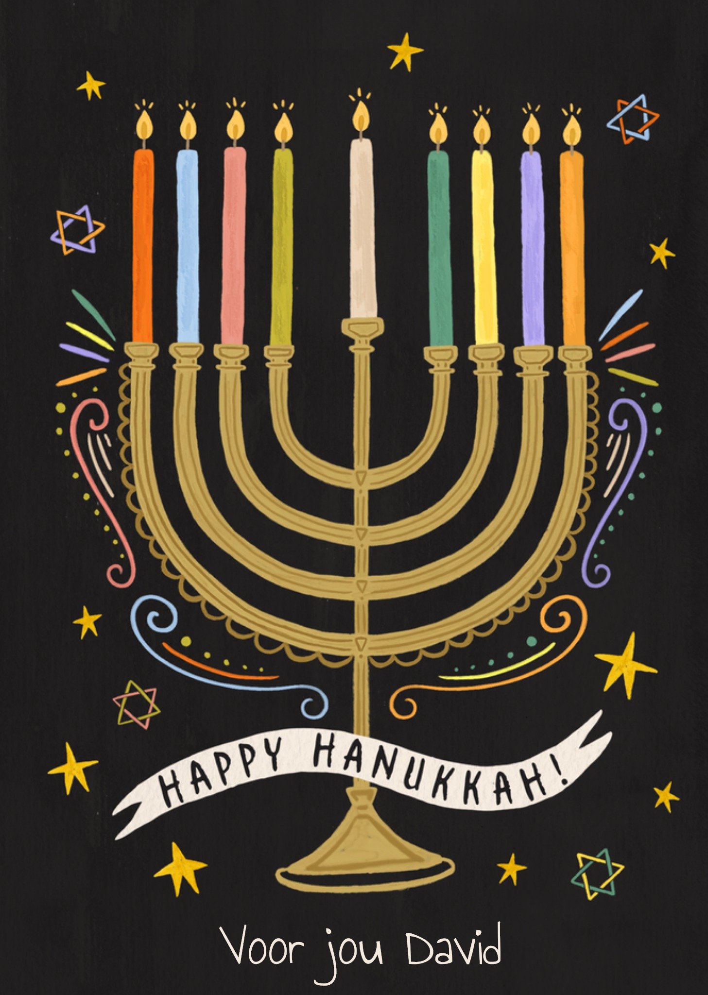 Greetz Chanoeka kaart Happy Hanukkah Standard Card