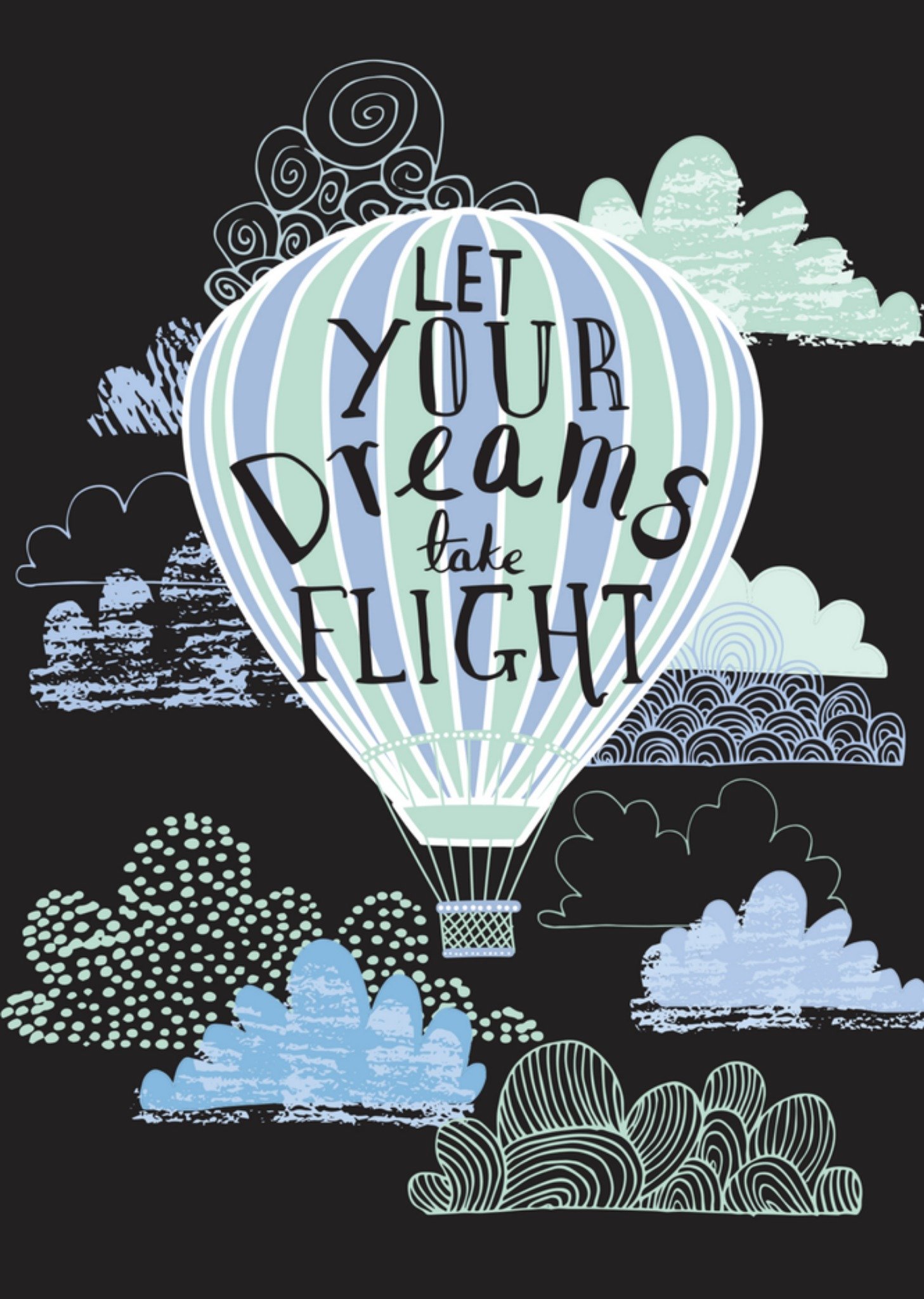 Zomaar kaart Luchtballon Neutraal Greetz