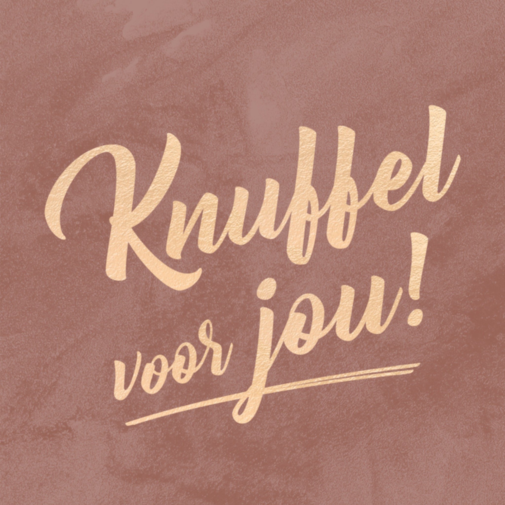 Denken aan kaart knuffel voor jou Vierkante Kaart Luckz