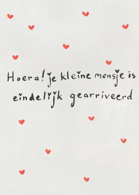 Sooshichacha | Geboortekaart | klein mensje