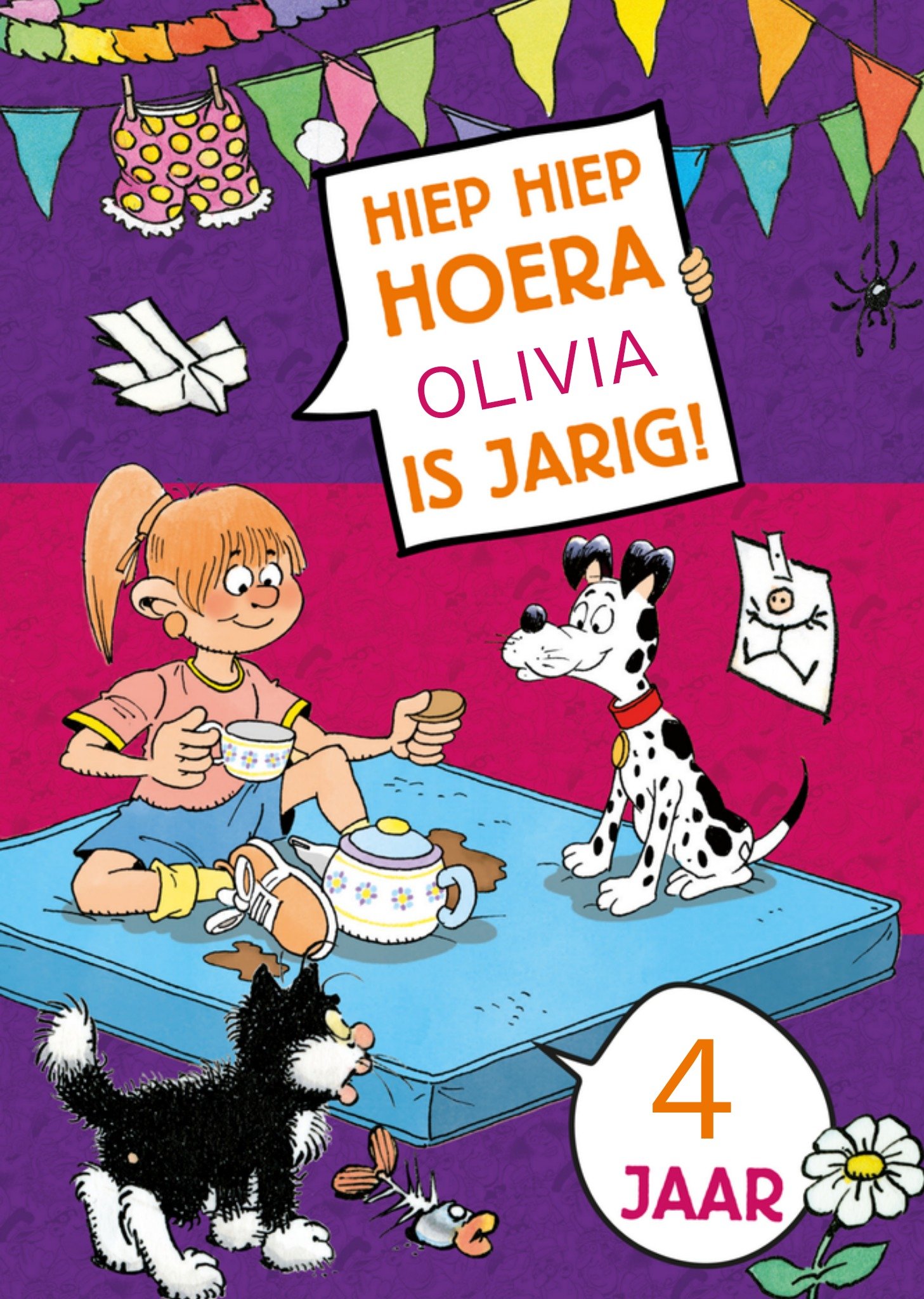 Verjaardagskaart naam Kaart Jan van Haasteren Junior