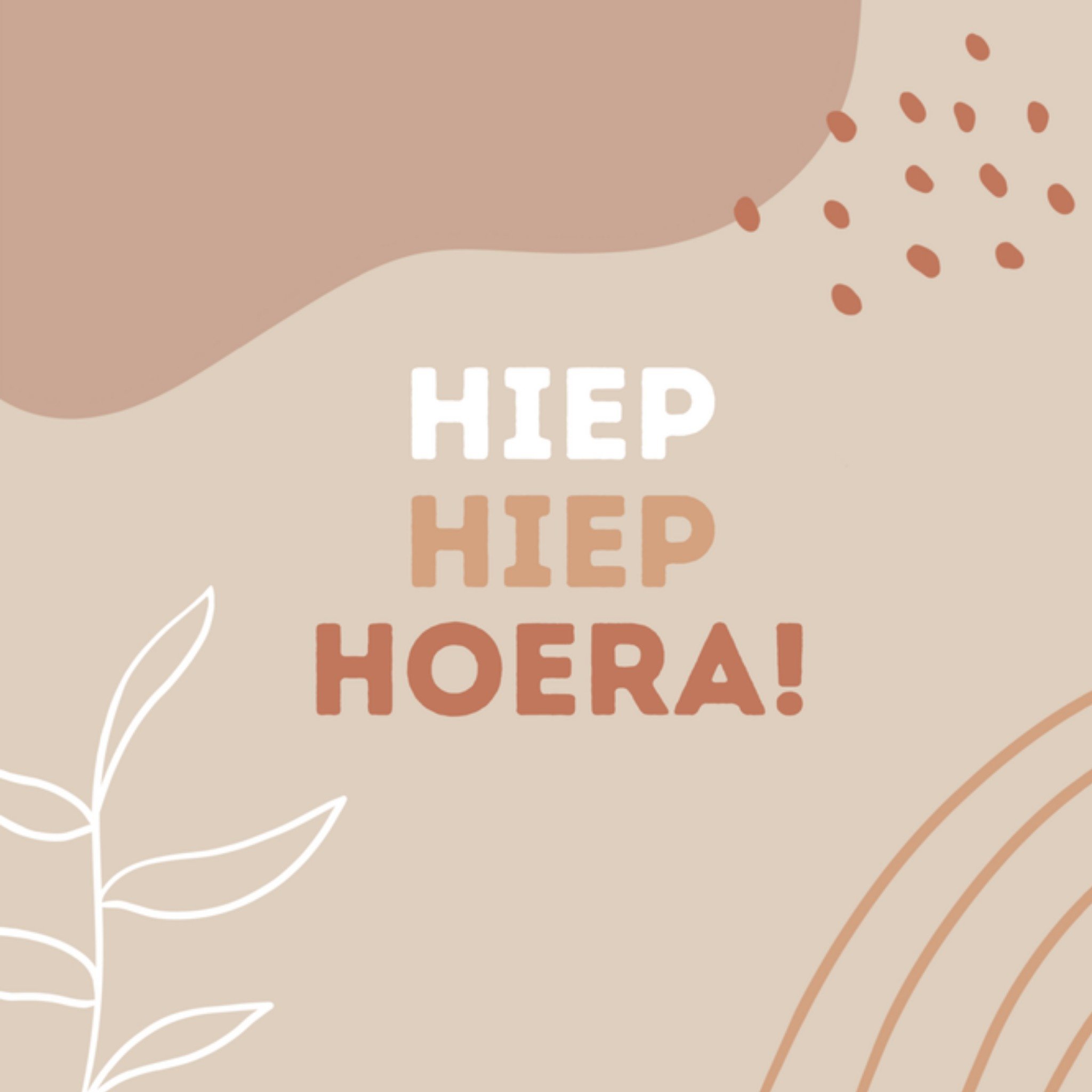 Greetz Verjaardagskaart Abstract Zakelijk Vierkant