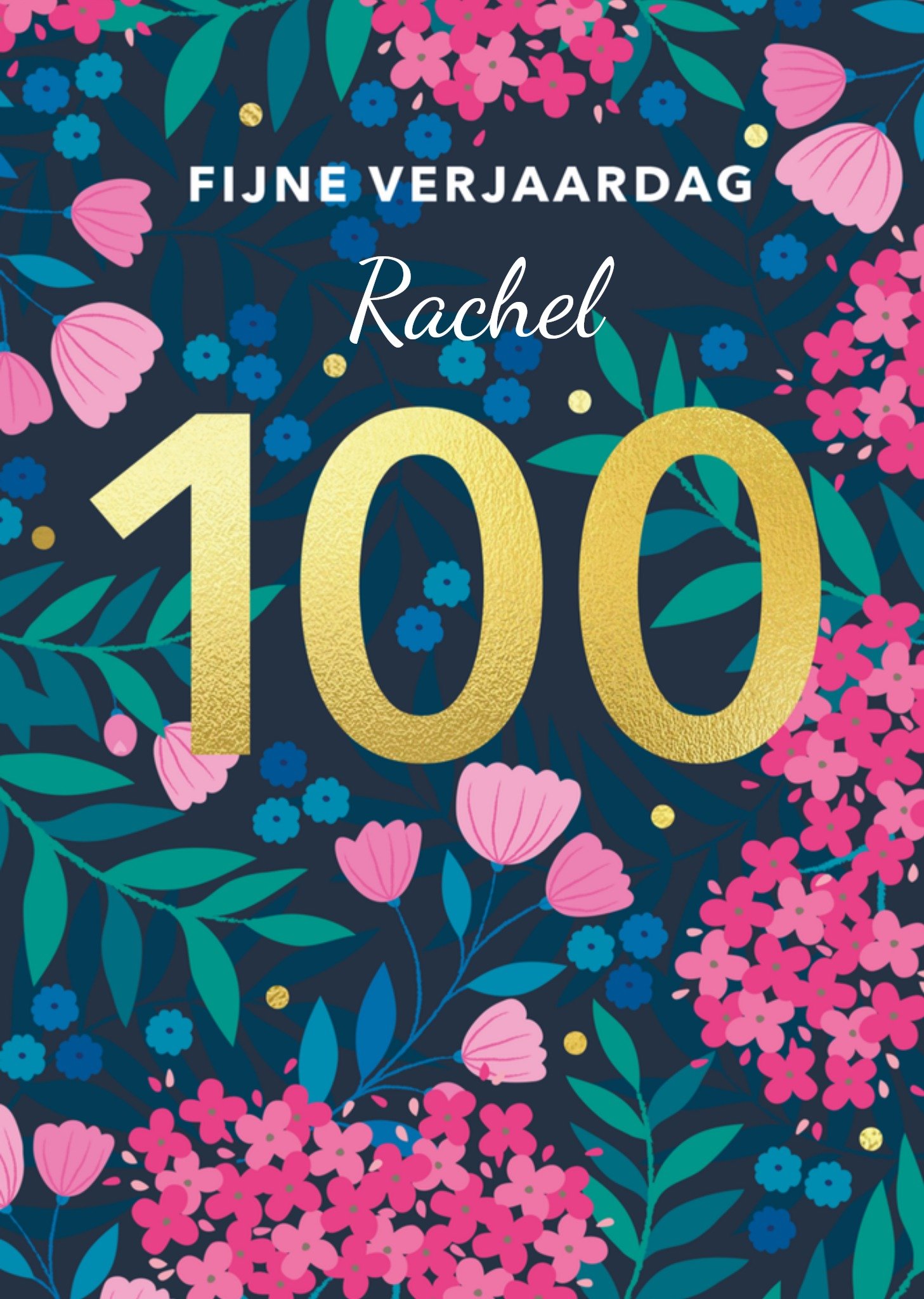 Verjaardagskaart met naam Kaart Klara Hawkins