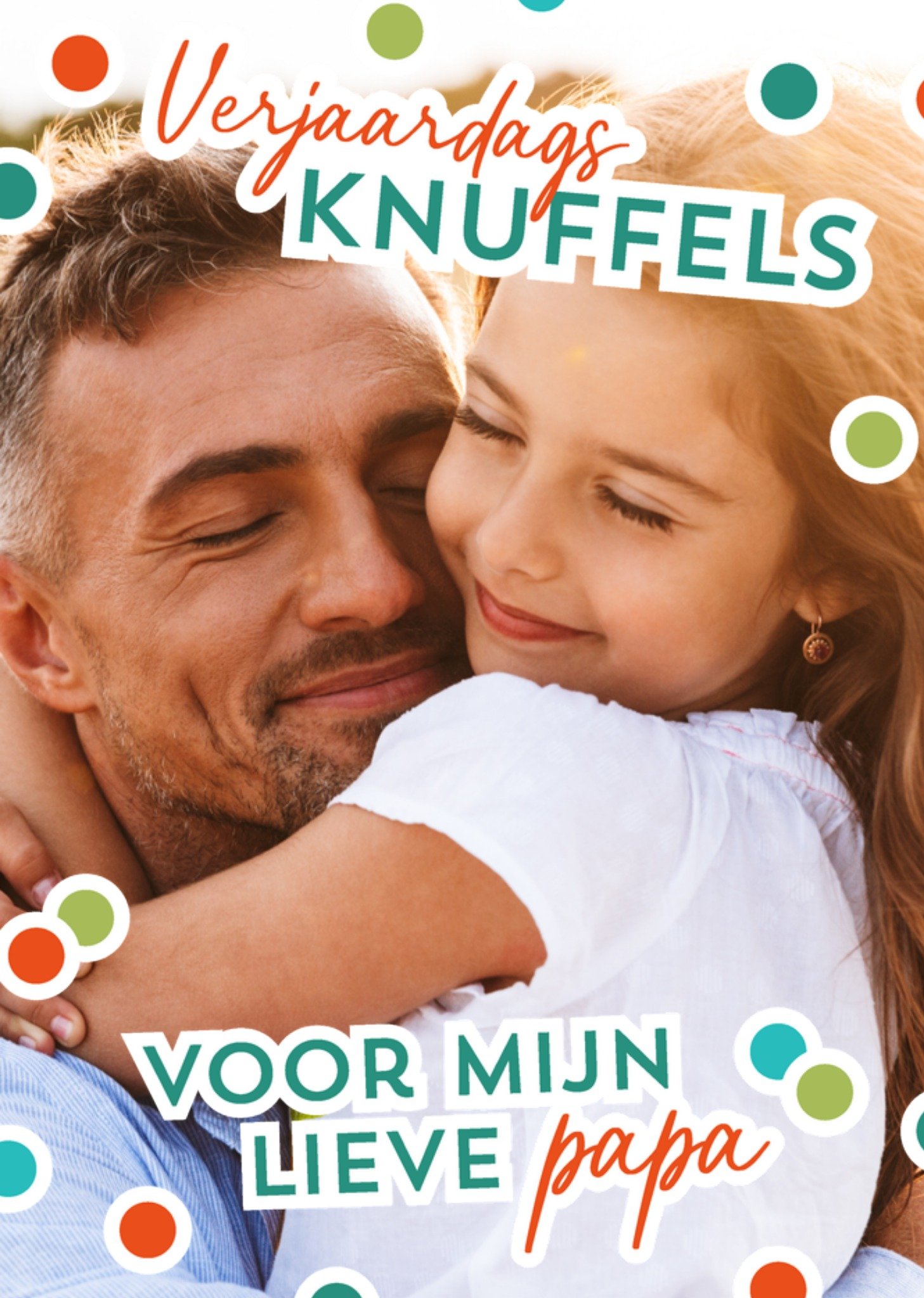 Greetz Verjaardagskaart Voor mijn lieve papa Met foto Standard Card