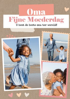 U Bent De Beste Oma Ter Wereld Collage Moederdag Kaart