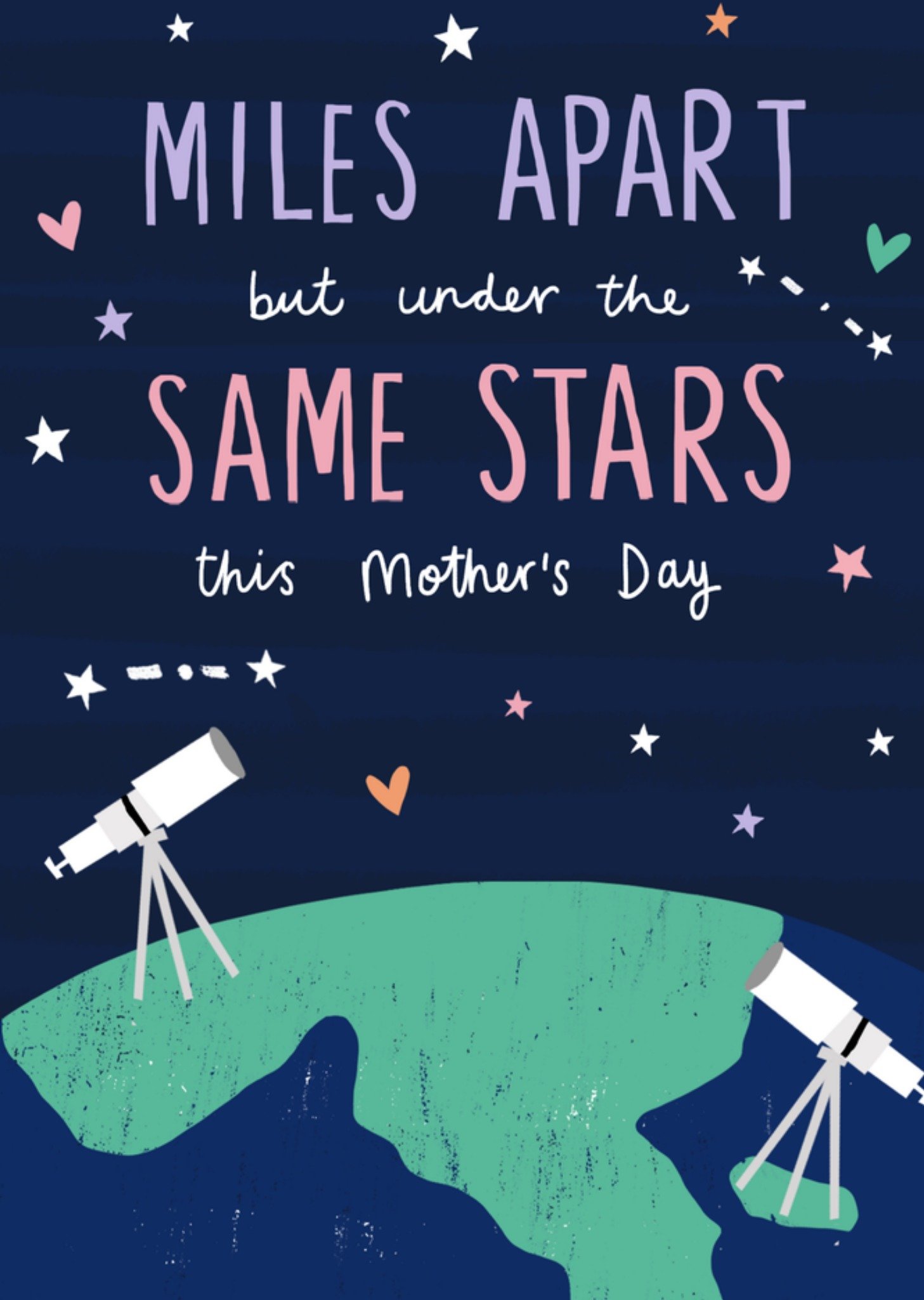 Moederdagkaart miles apart Greetz