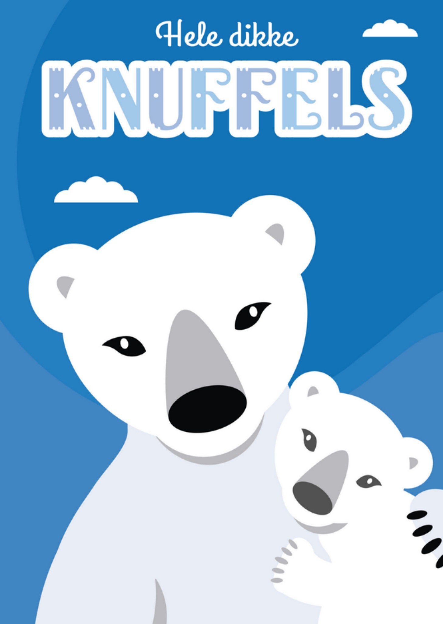 Denken aan je Dikke knuffels Kaart Paperclip