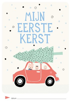 Milestone | Kerstkaart | Mijn eerste Kerst