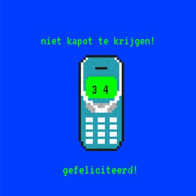 Greetz | Verjaardagskaart | met leeftijd