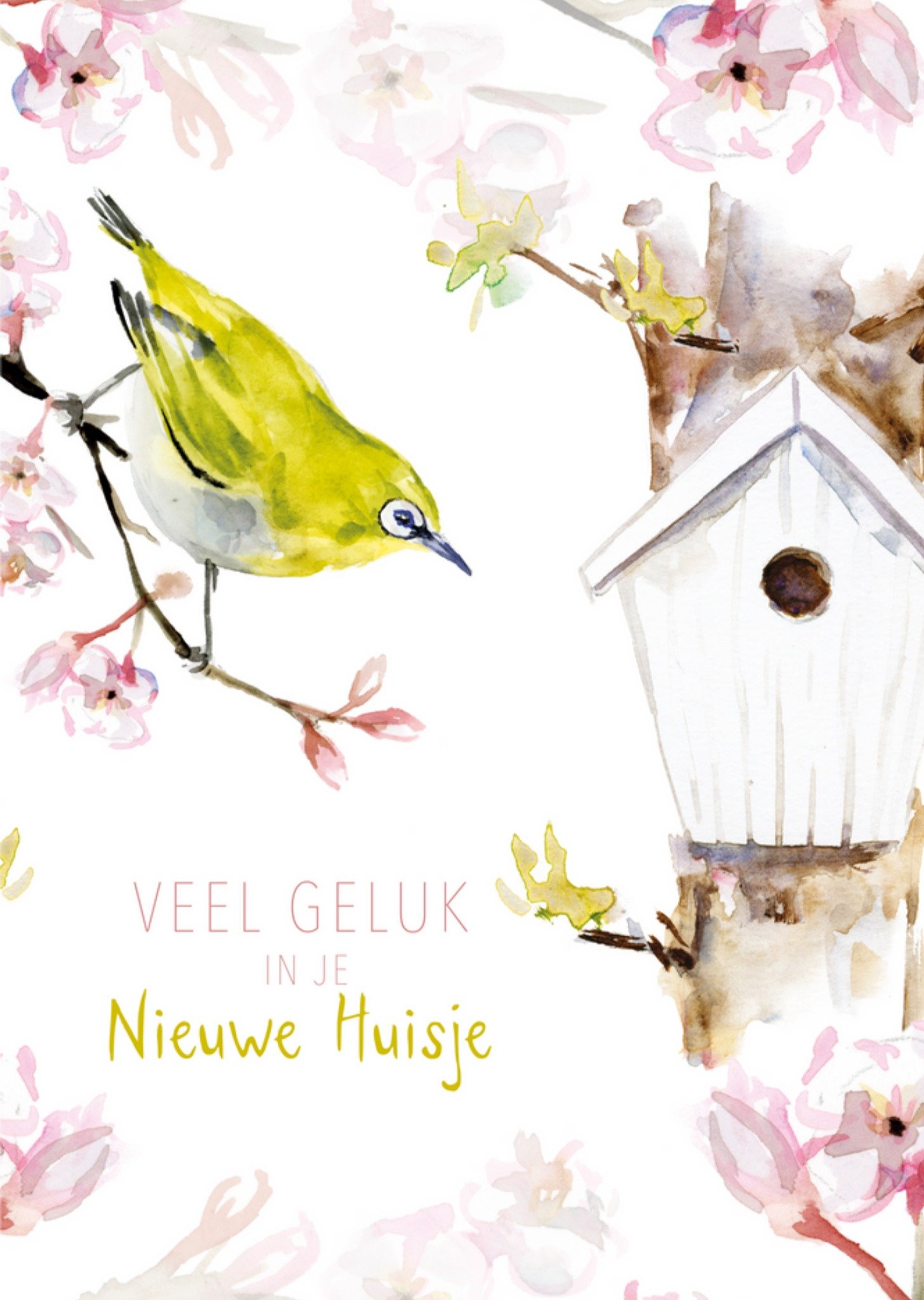 Michelle Dujardin - Nieuwe woning kaart - Vogelhuisje