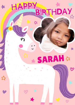 Greetz | Verjaardagskaart | unicorn met naam