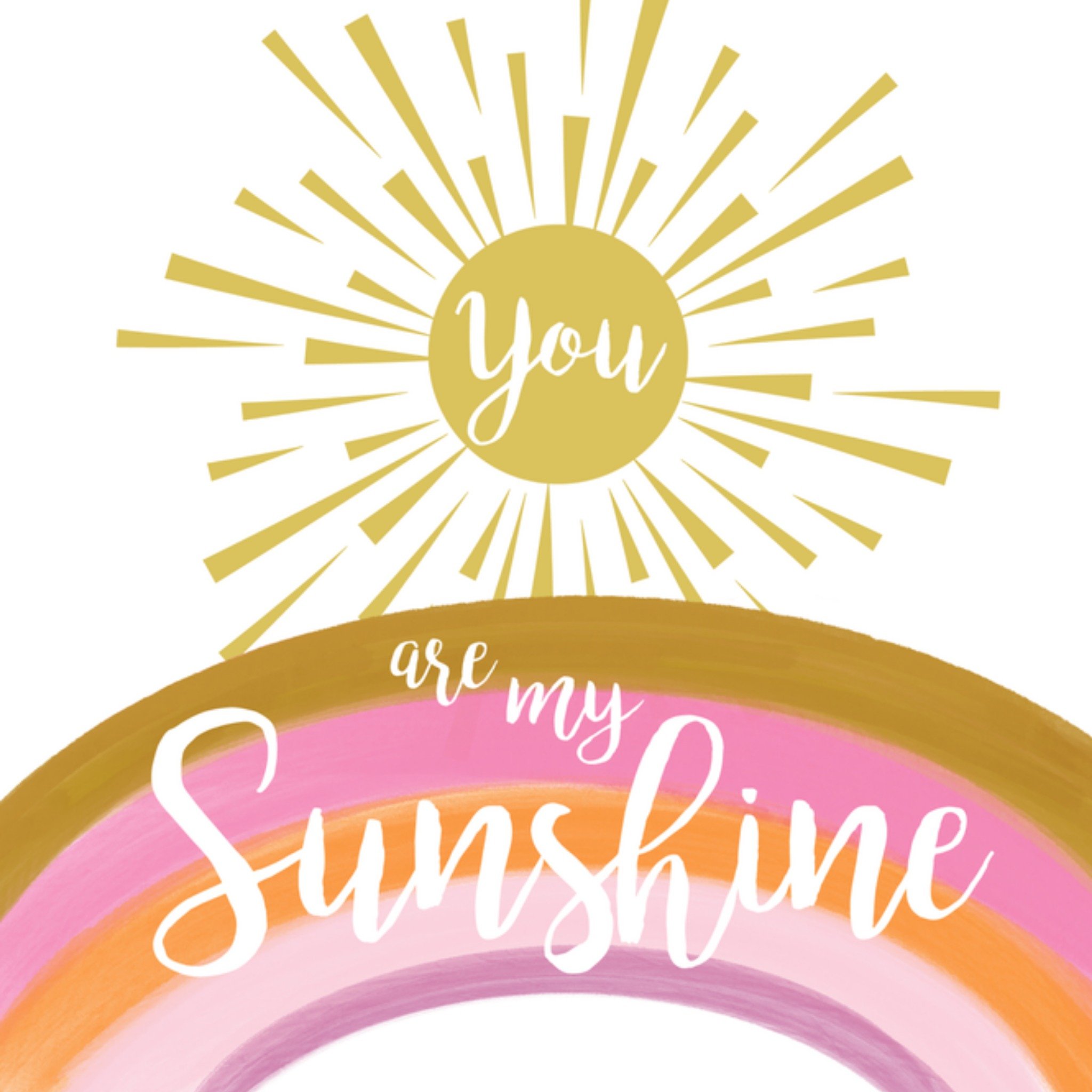 Valentijnskaart Sunshine Vierkante Kaart Tsjip