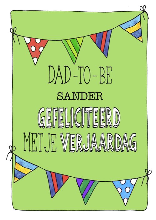 Sandysign | Verjaardagskaart | Dad to be