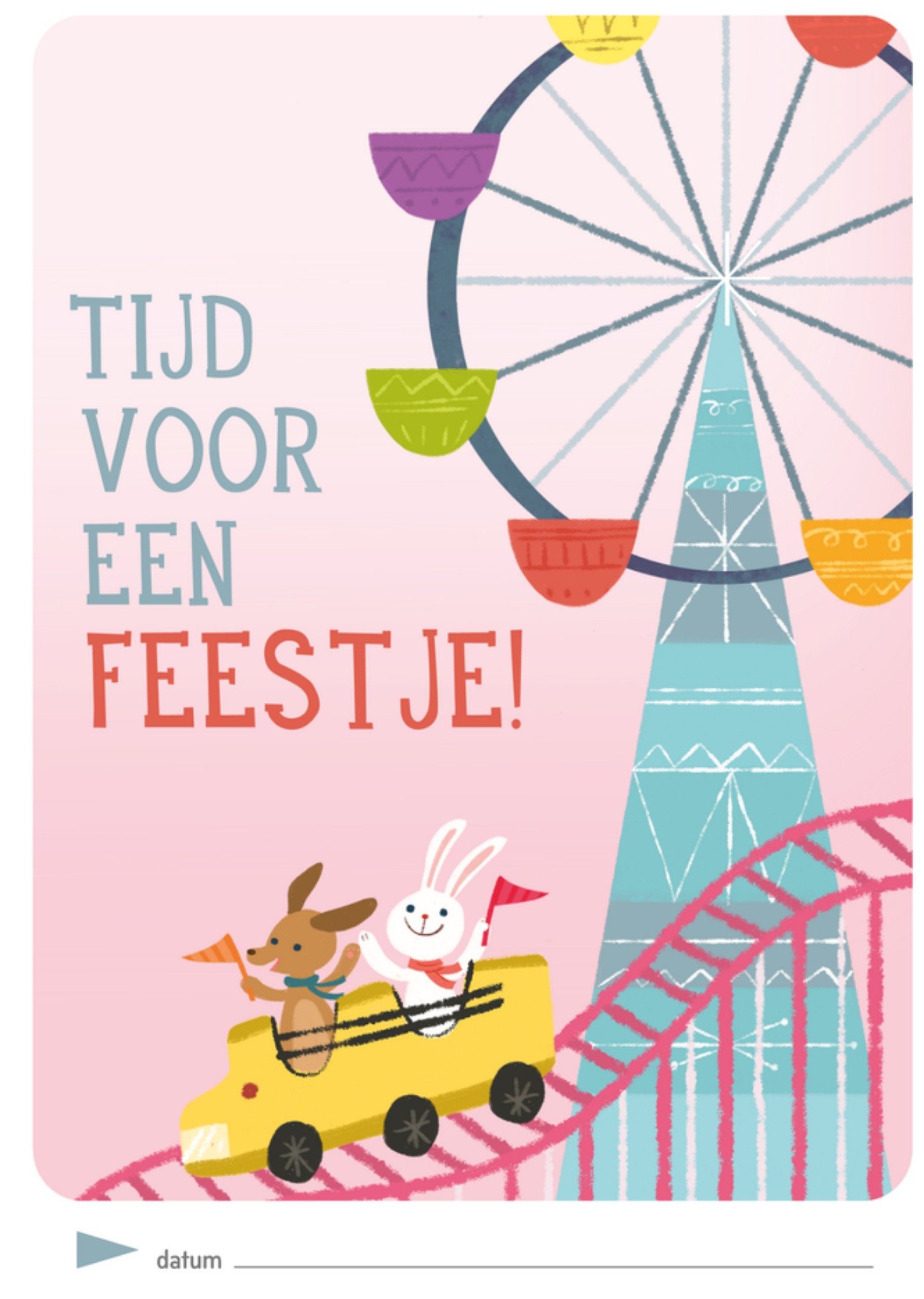 Verjaardagskaart Feestje Kaart Milestone