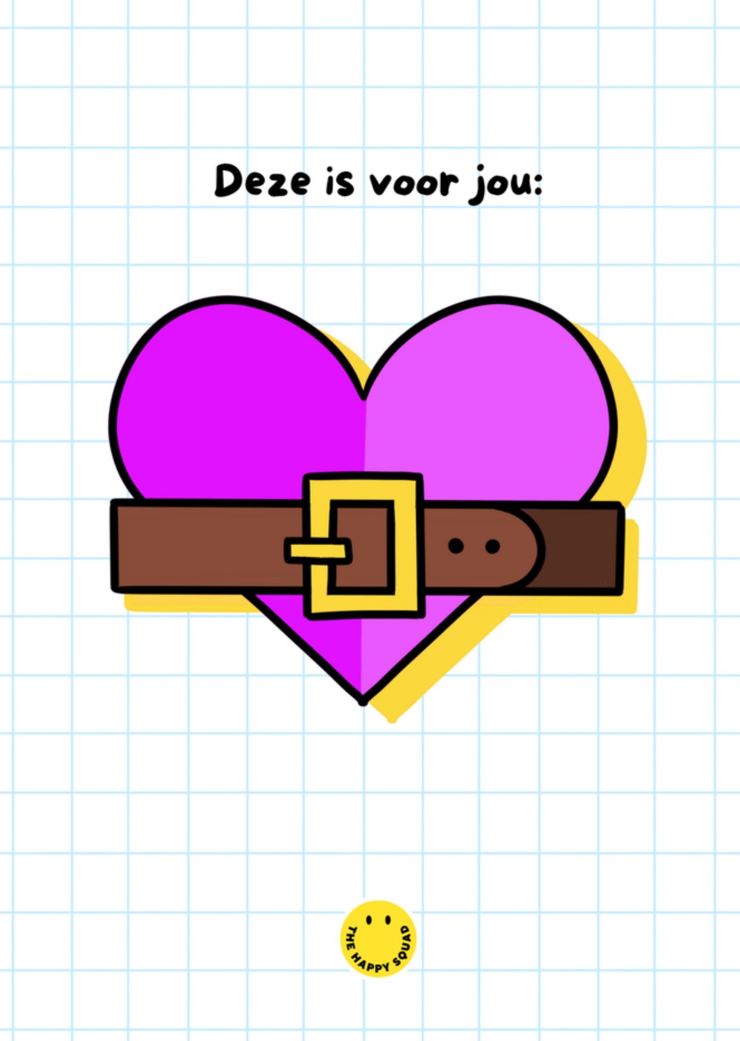 Denken aan kaart Deze is voor jou Kaart The Happy Squad