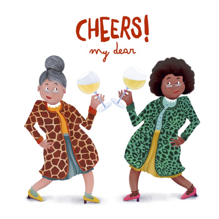 Patricia Hooning | Verjaardagskaart | Cheers my dear