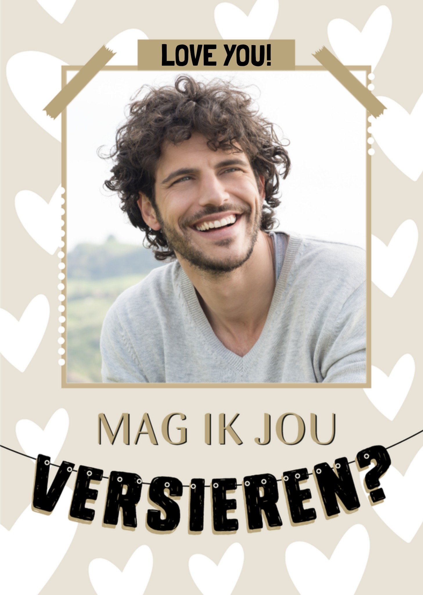 Valentijnskaart Mag ik jou versieren? Greetz