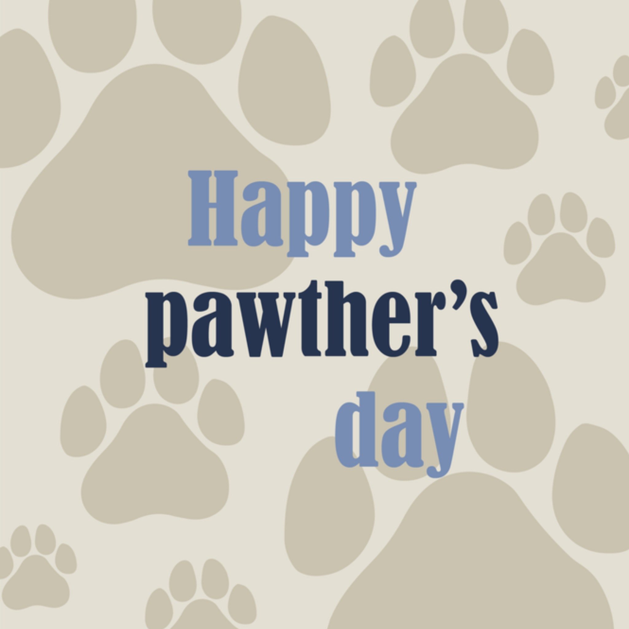 Greetz Vaderdagkaart dog dad Vierkant