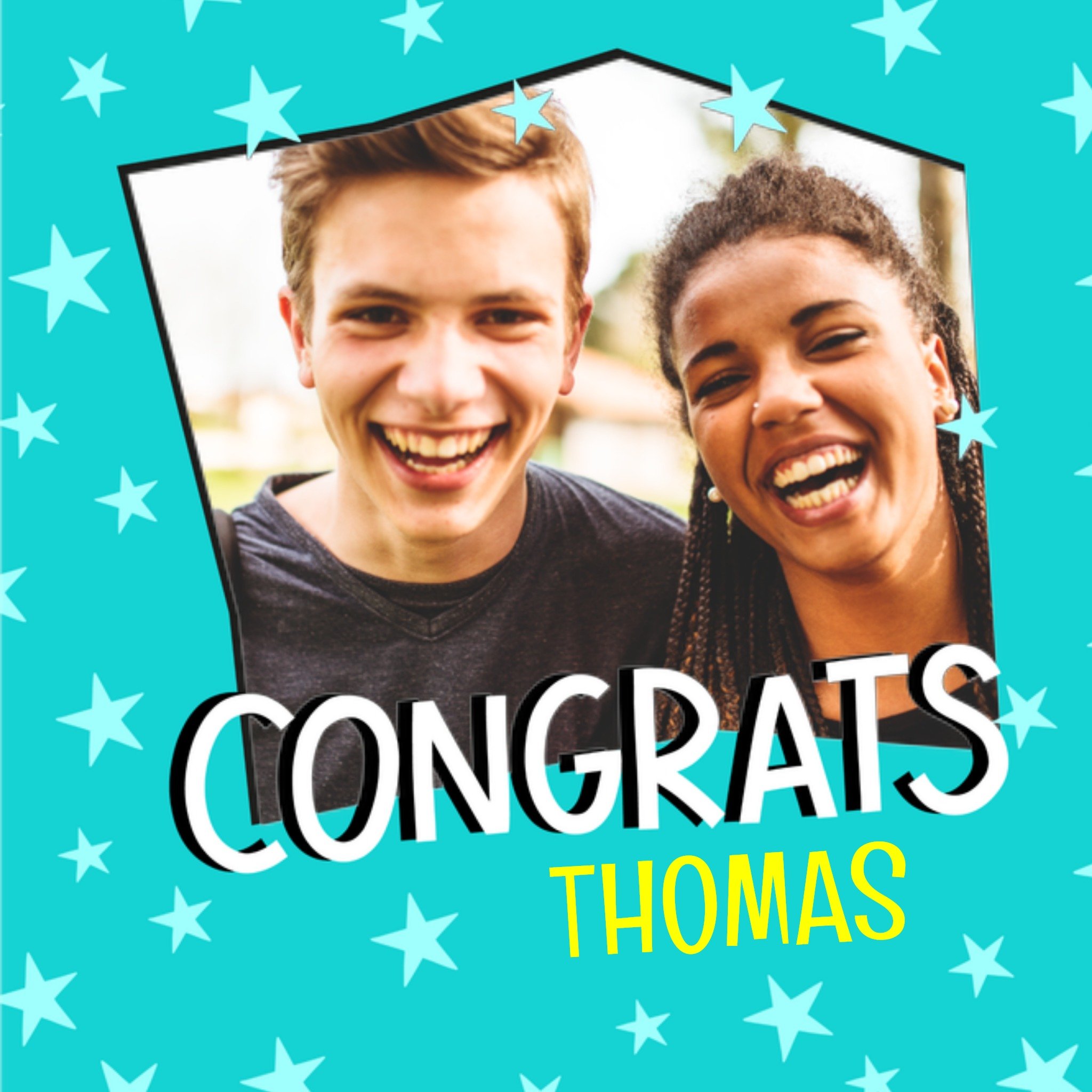 Greetz Verjaardagskaart Congrats Vierkant