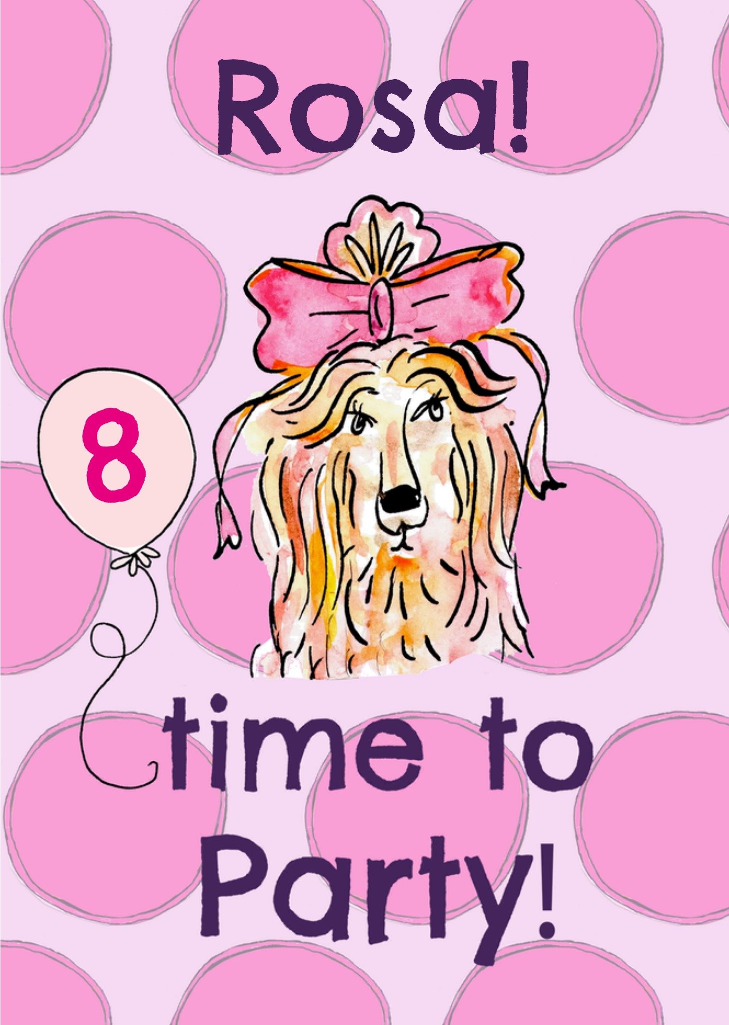 Verjaardagskaart Time to party Kaart Jill