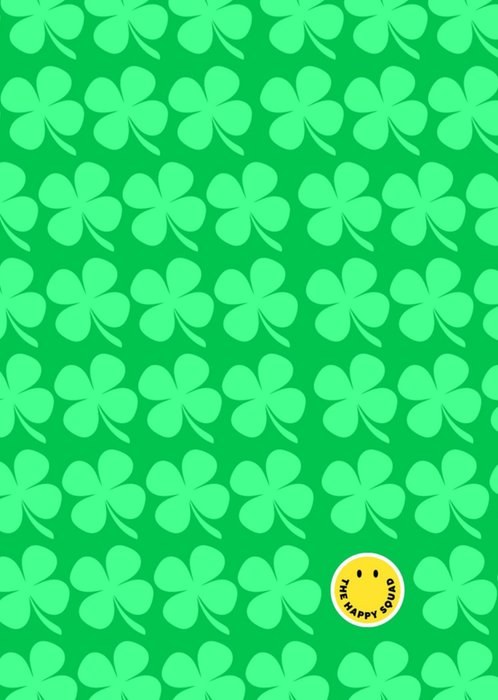 The Happy Squad | Denken aan kaart | Shamrocks Pattern Card