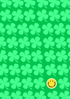 The Happy Squad | Denken aan kaart | Shamrocks Pattern Card