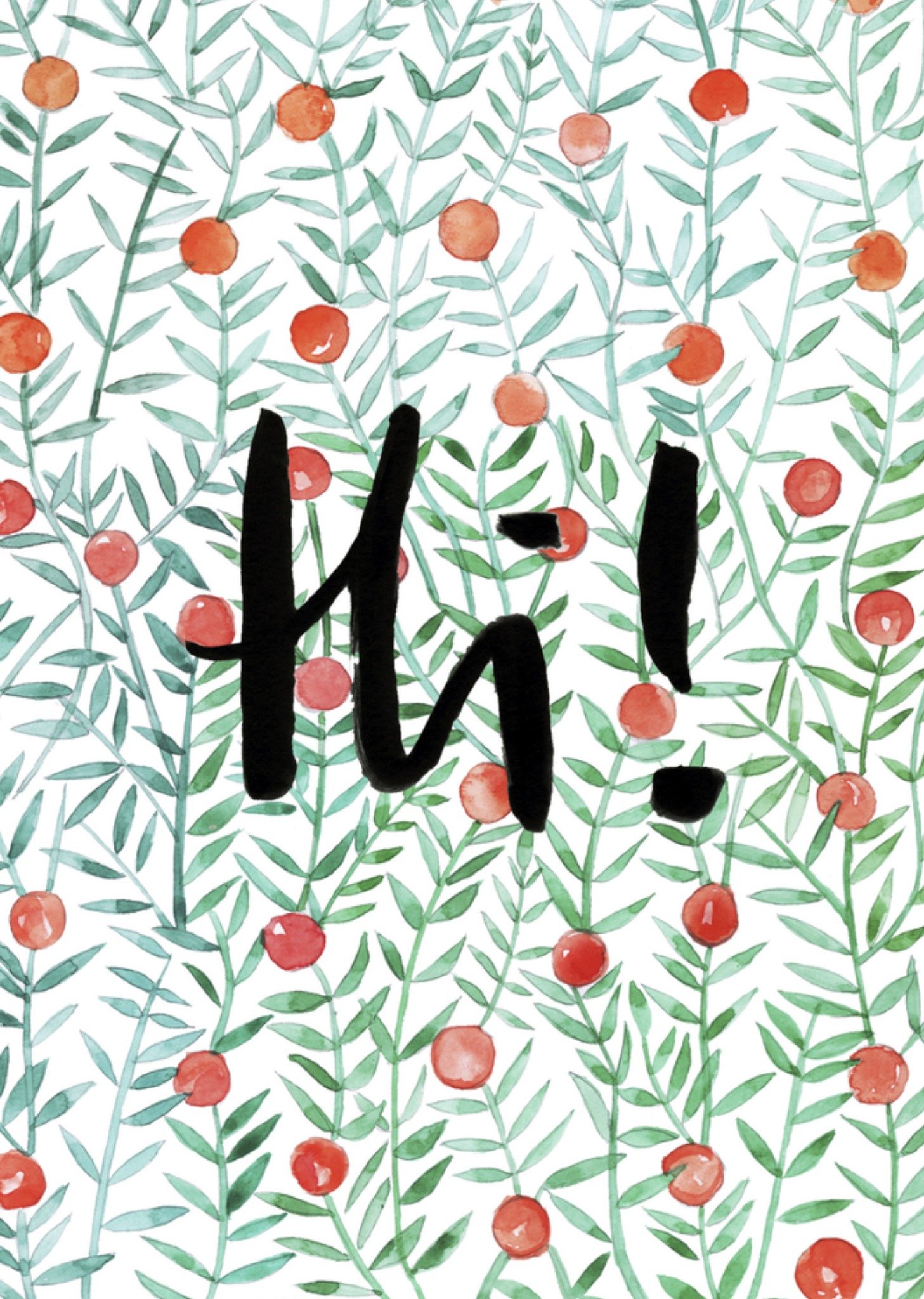 Zomaar Hi! Kaart Marie Bodié