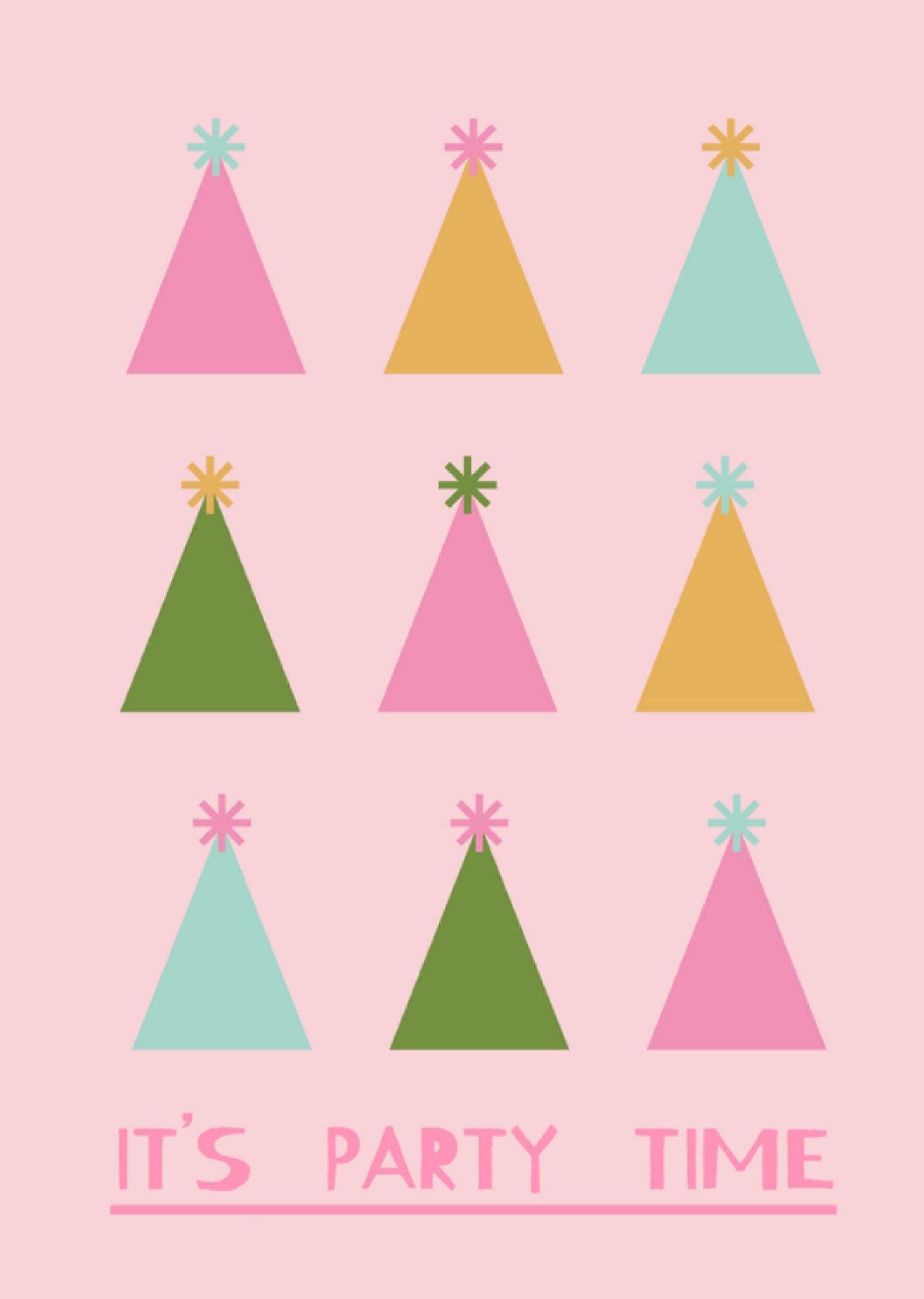 Verjaardagskaart party time Kaart Rumble Cards