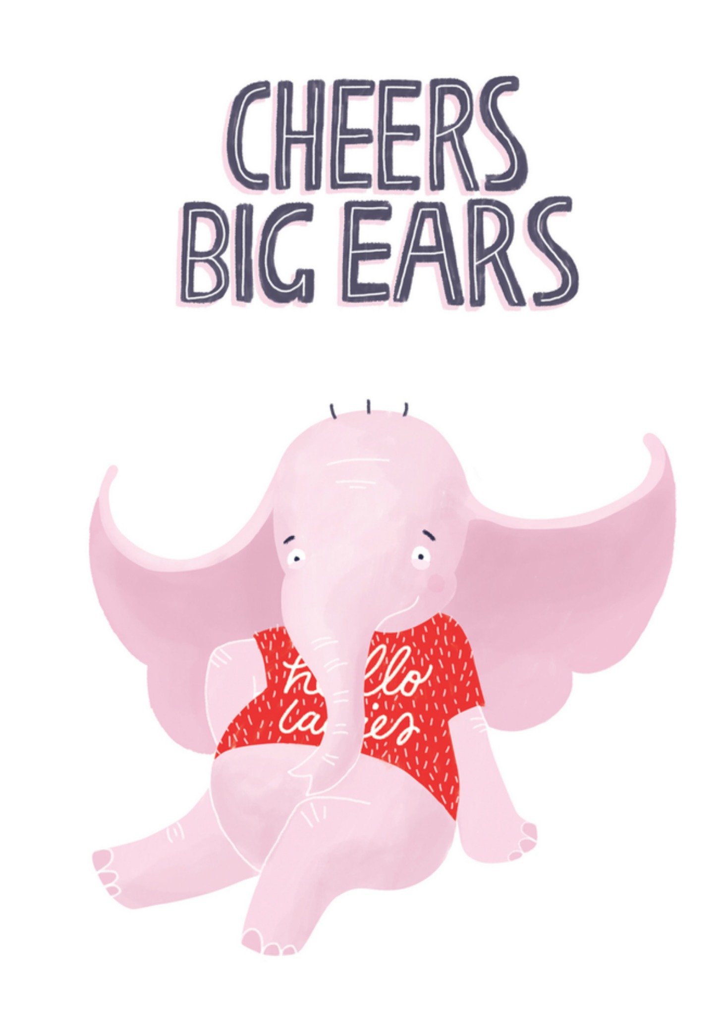 Verjaardagskaart olifant Kaart The Cardy Club