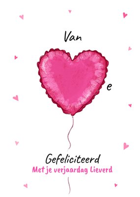 Liefs Jansje | Verjaardagskaart | Van harte Gefeliciteerd