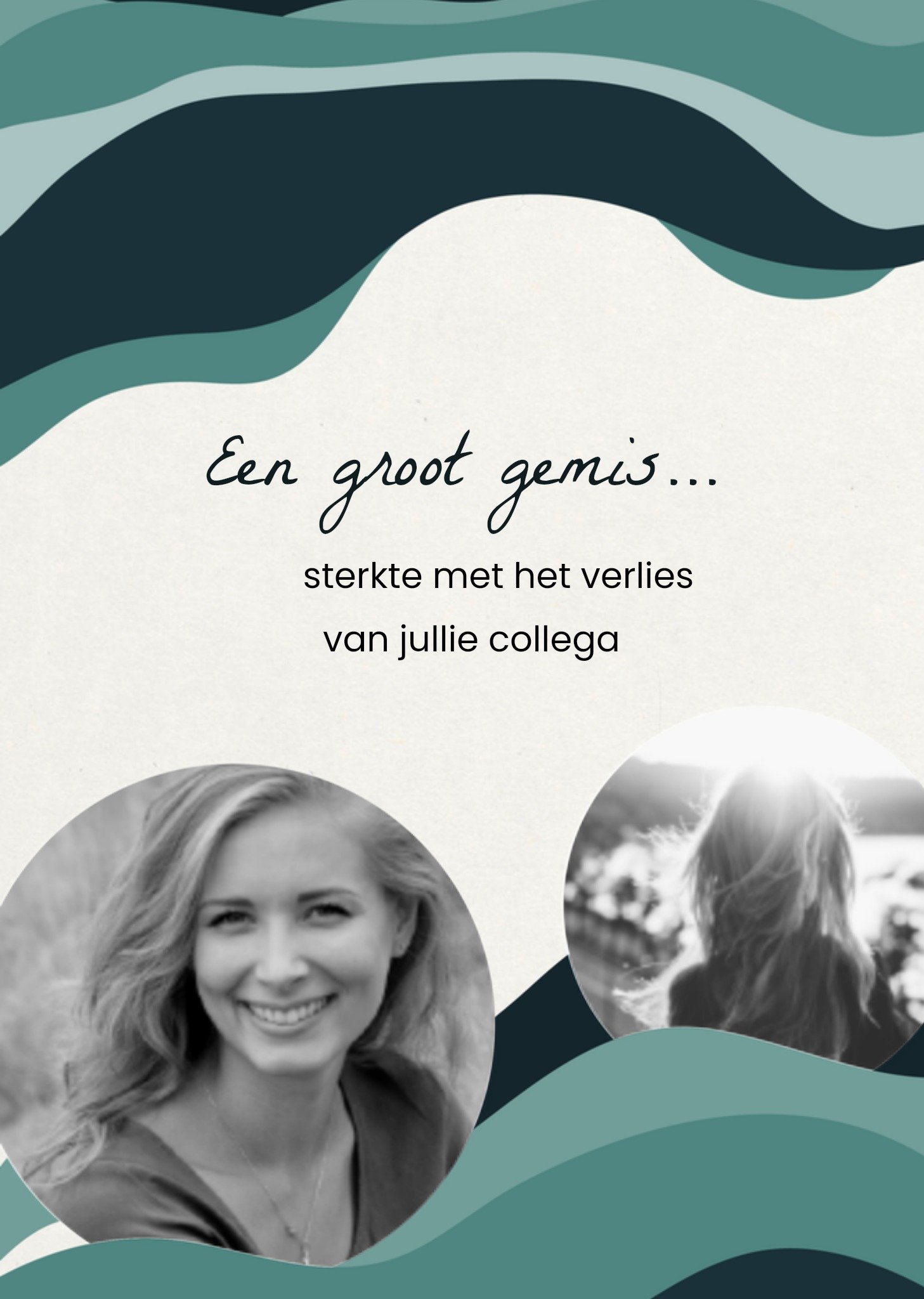 Greetz Condoleancekaart Een groot gemis.. Standard Card